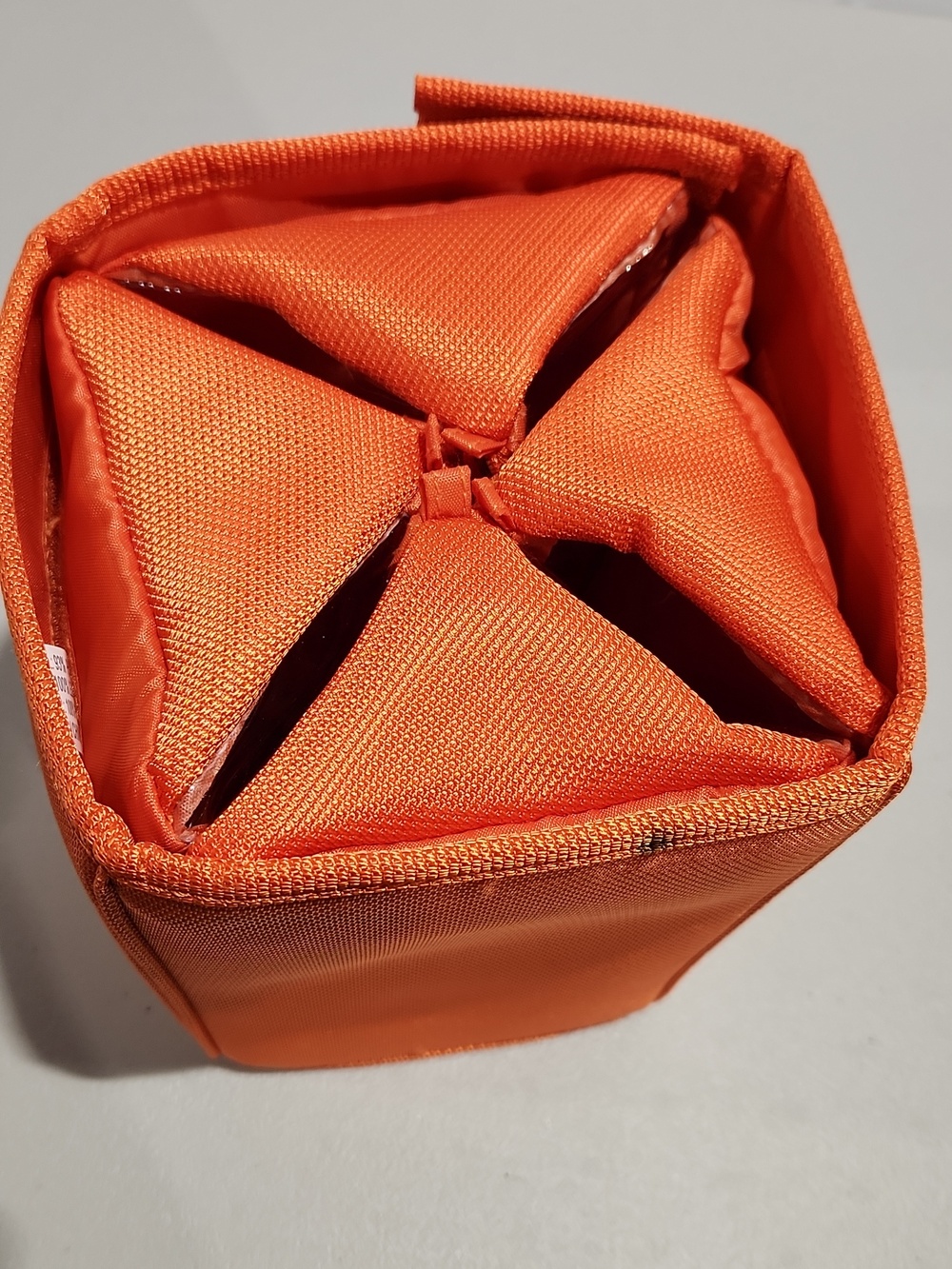 Joy Mangano Better Beauty Case BBC In Fire Bright Orange EUC - Picture 7 of 11